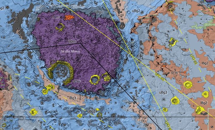 Марсоход ЕКА получил новую карту Oxia Planum Map Detail Craters - Марсоход ЕКА получил новую карту