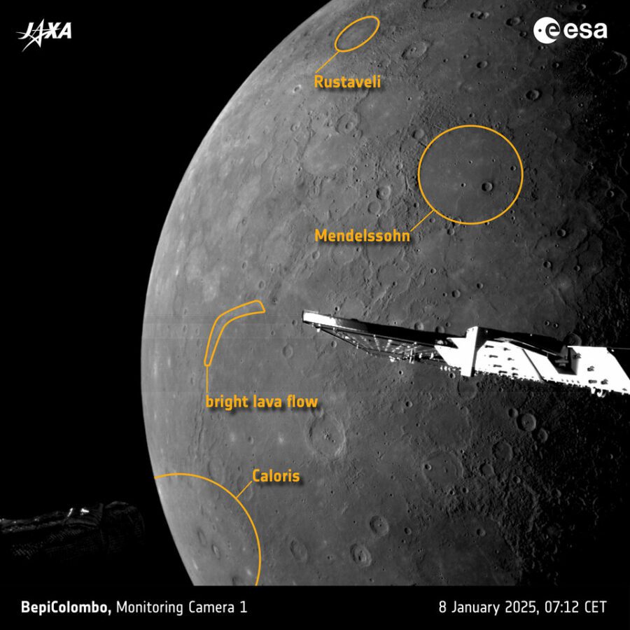 BepiColombo только что завершил шестой облет Меркурия. Вот лучшие изображения Mercury 2 - BepiColombo только что завершил шестой облет Меркурия. Вот лучшие изображения
