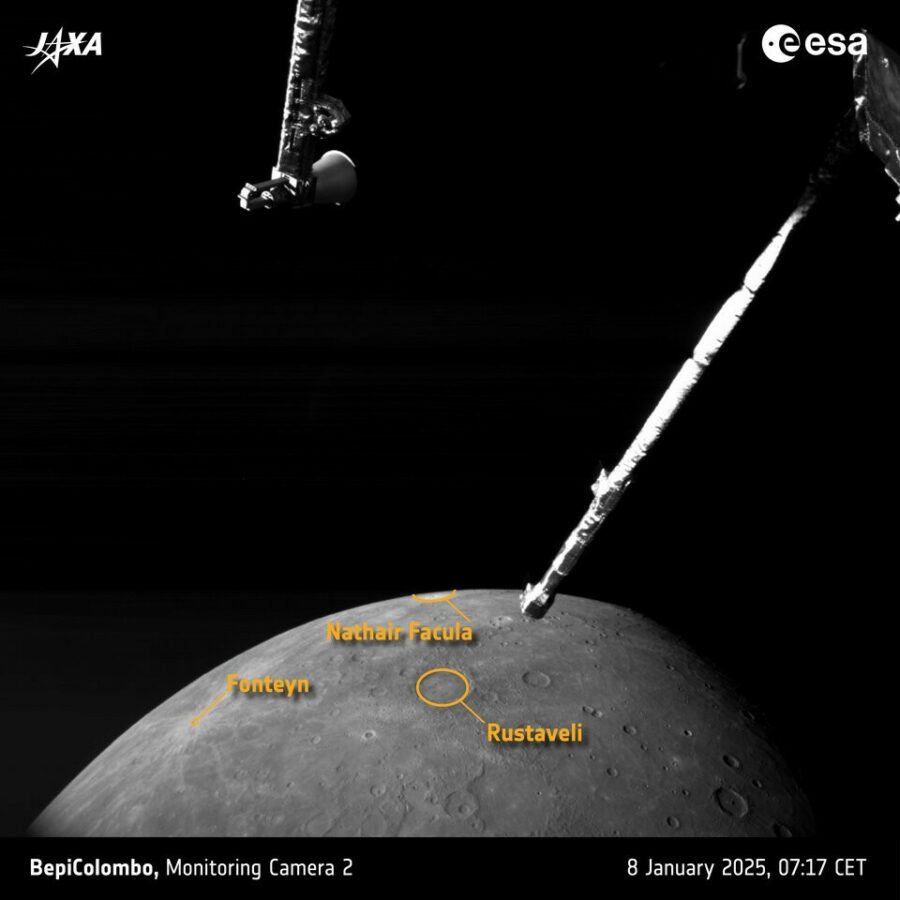 BepiColombo только что завершил шестой облет Меркурия. Вот лучшие изображения Mercury 3 - BepiColombo только что завершил шестой облет Меркурия. Вот лучшие изображения
